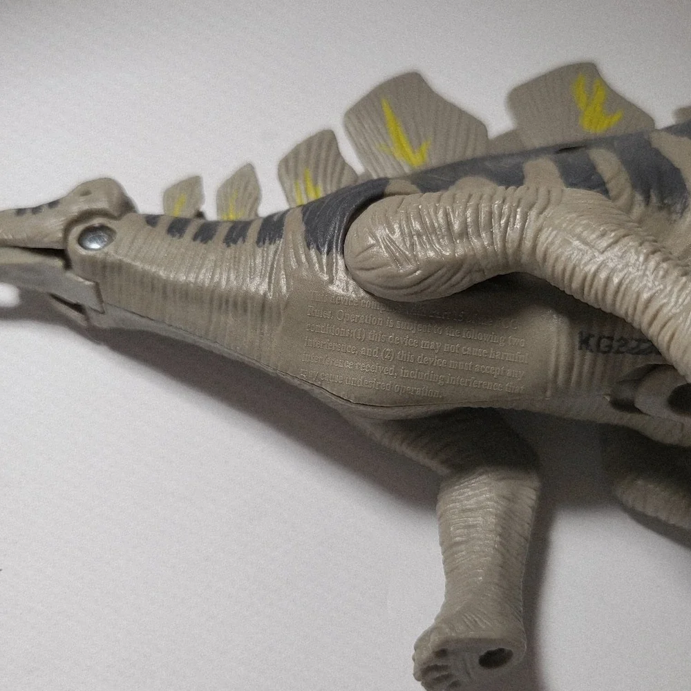 Kid Galaxy Dinosaur Lights & Sounds Stegosaurus Fully Posable Tested Working - Picture 5 of 5